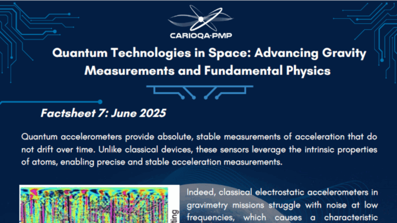 Discover the Impact of the CARIOQA Mission on gravity measurements from ...